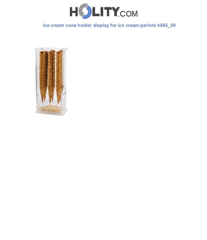 Ice cream cone holder display for ice cream parlors h885_09