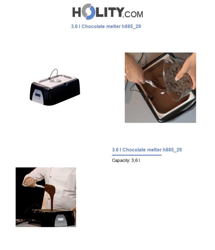 3.6 l Chocolate melter h885_29
