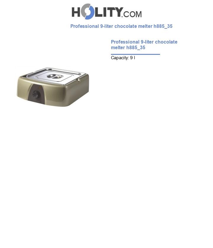 Professional 9-liter chocolate melter h885_35