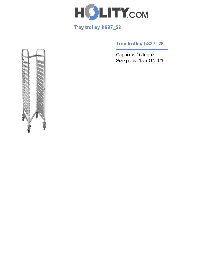 Tray trolley h887_28