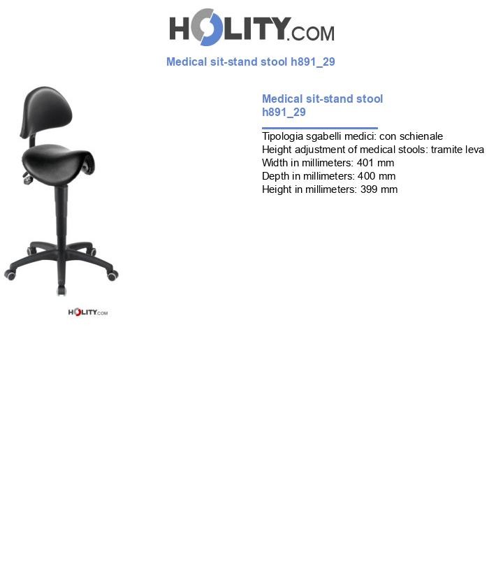 Medical sit-stand stool h891_29