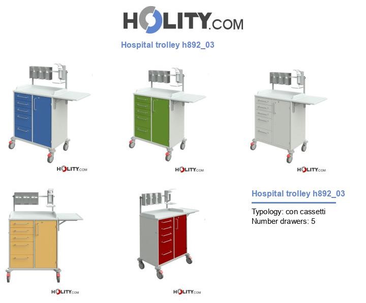 Hospital trolley h892_03