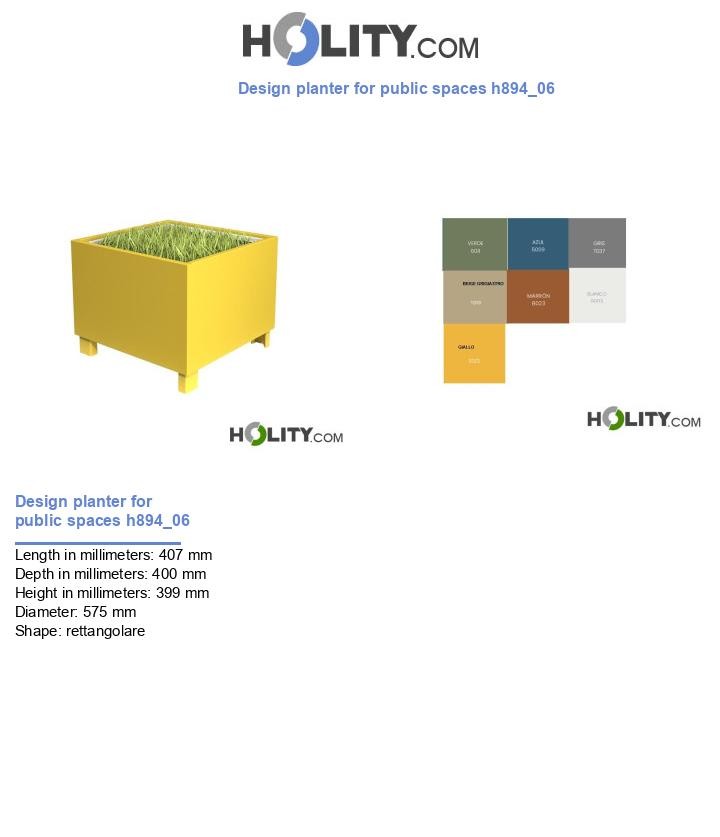 Design planter for public spaces h894_06