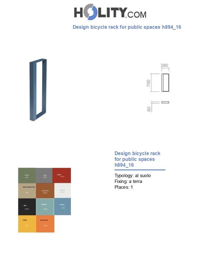 Design bicycle rack for public spaces h894_16
