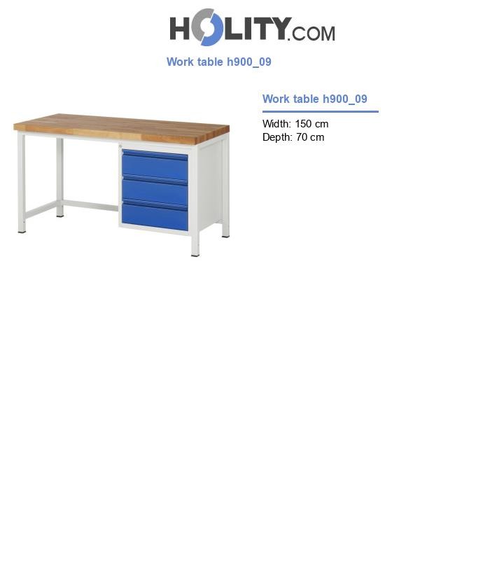 Work table h900_09