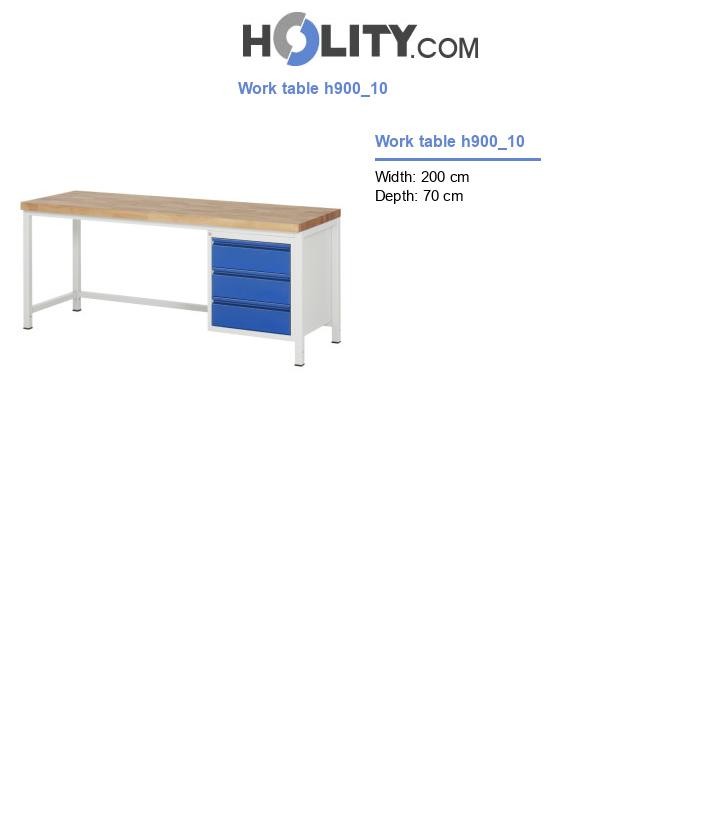 Work table h900_10