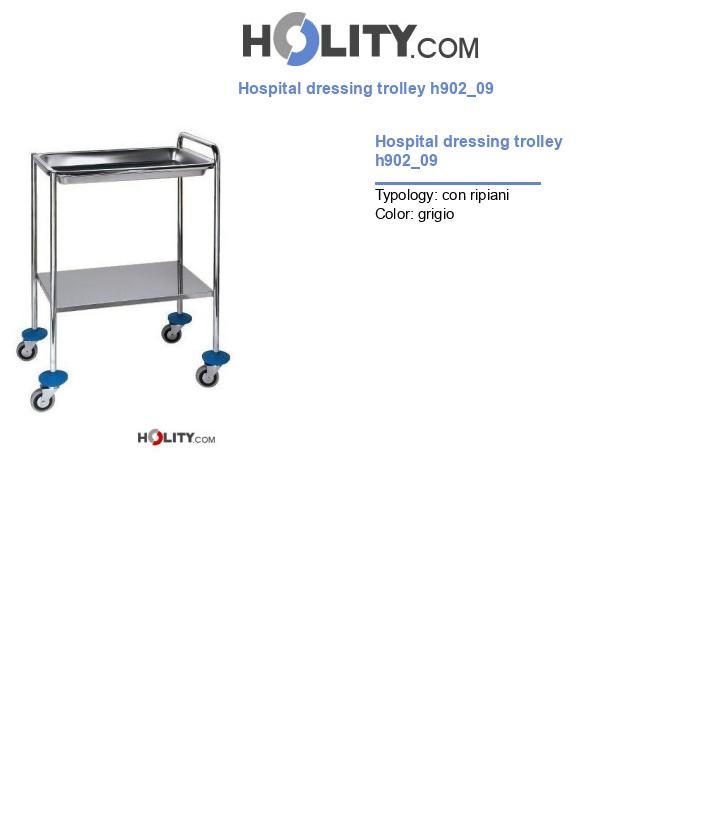 Hospital dressing trolley h902_09