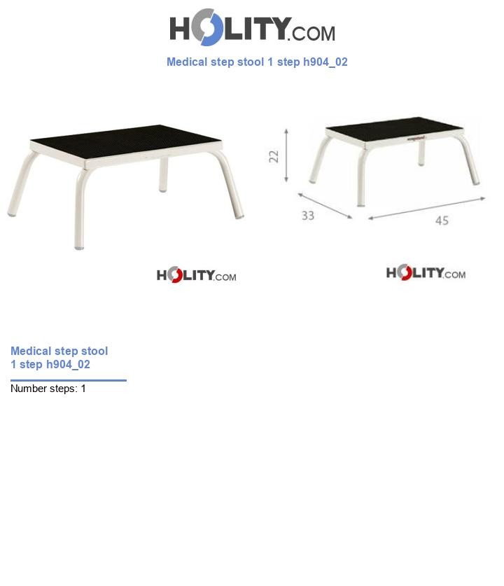 Medical step stool 1 step h904_02