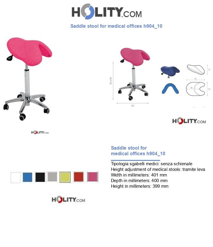 Saddle stool for medical offices h904_10