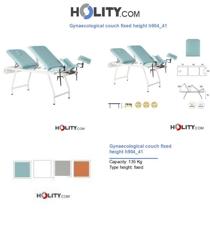 Gynaecological couch fixed height h904_41