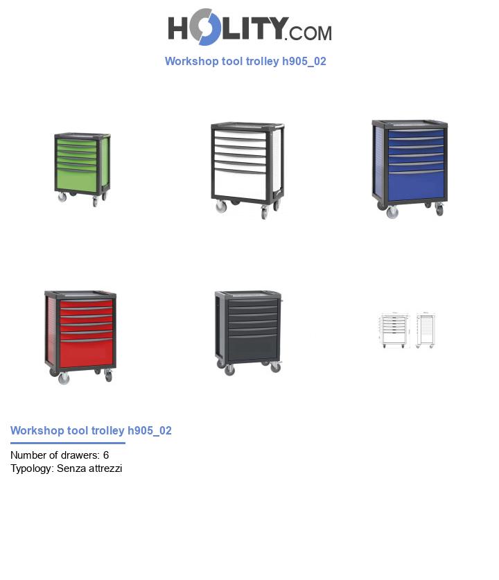 Workshop tool trolley h905_02