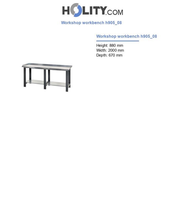 Workshop workbench h905_08