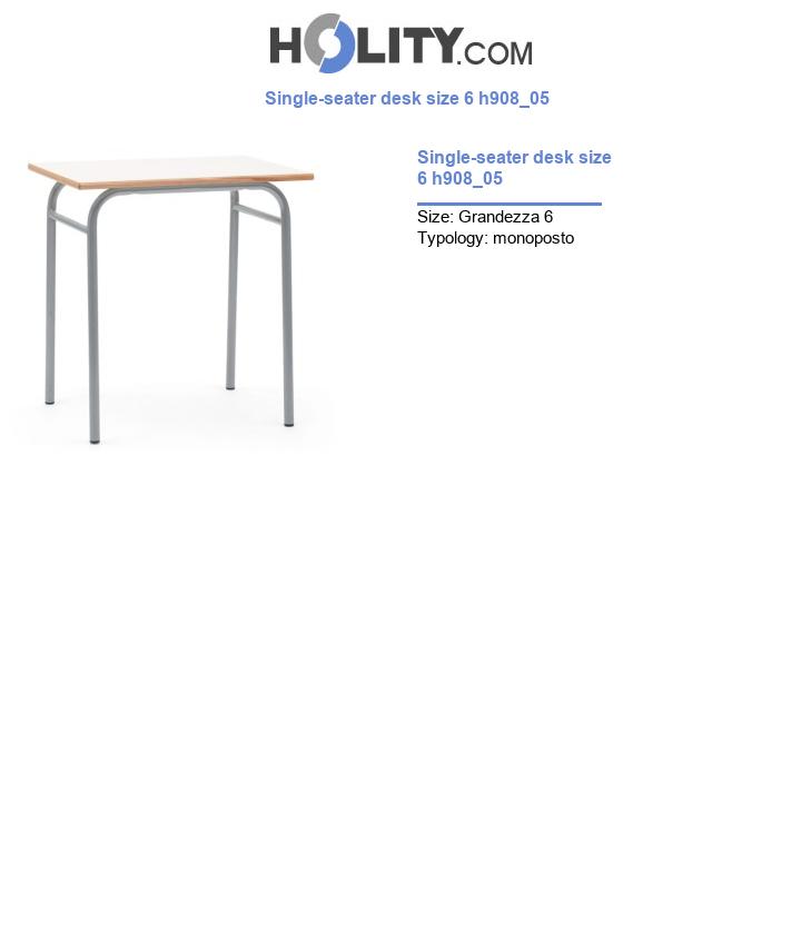 Single-seater desk size 6 h908_05