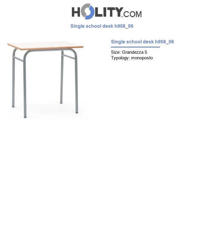 Single school desk h908_06