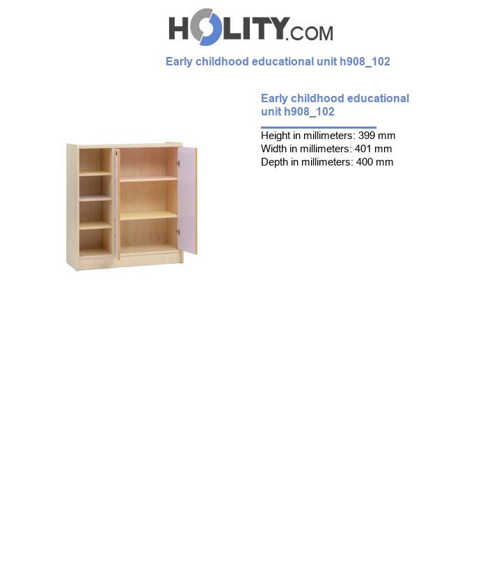 Early childhood educational unit h908_102
