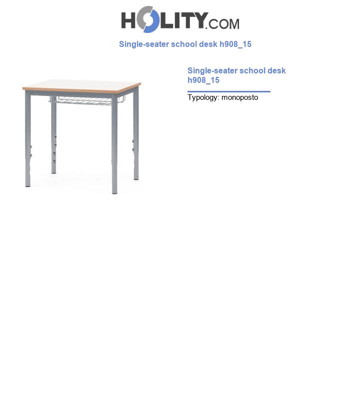 Single-seater school desk h908_15