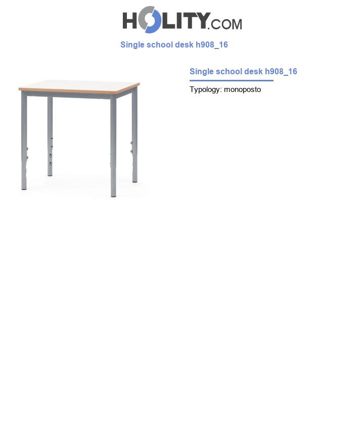 Single school desk h908_16