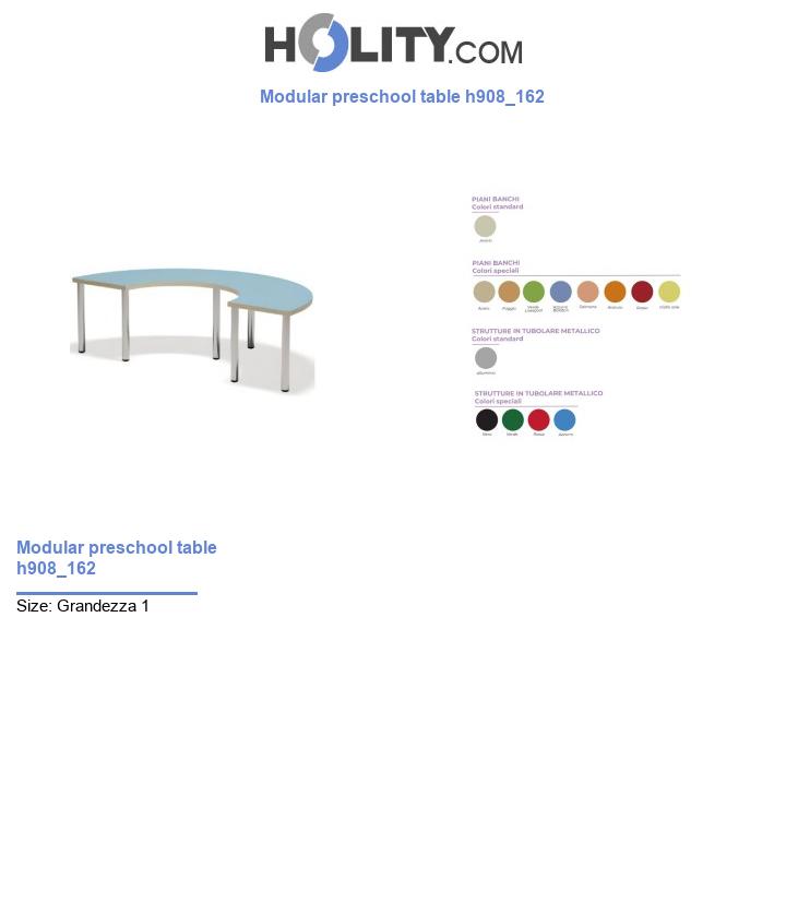 Modular preschool table h908_162