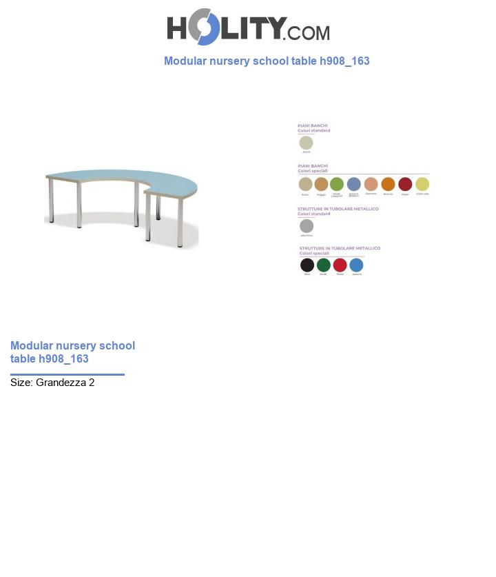 Modular nursery school table h908_163