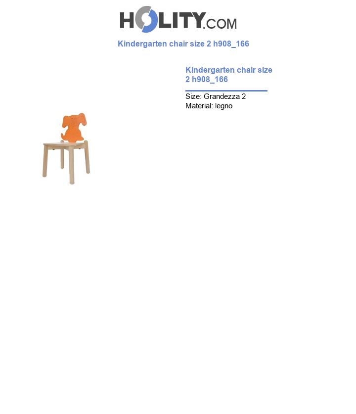 Kindergarten chair size 2 h908_166