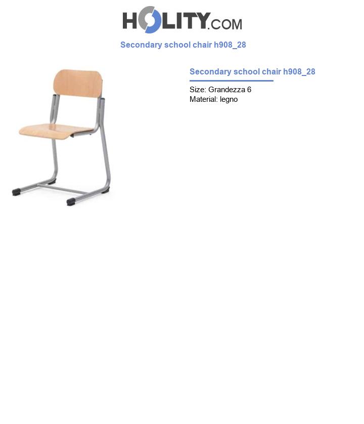 Secondary school chair h908_28