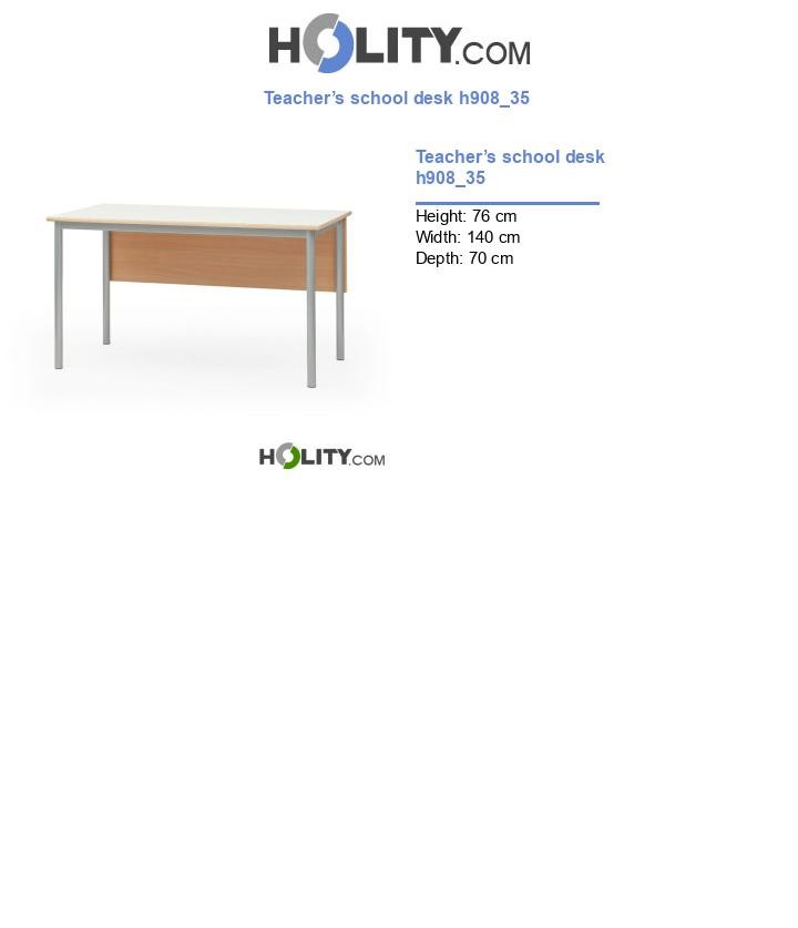 Teacher’s school desk h908_35