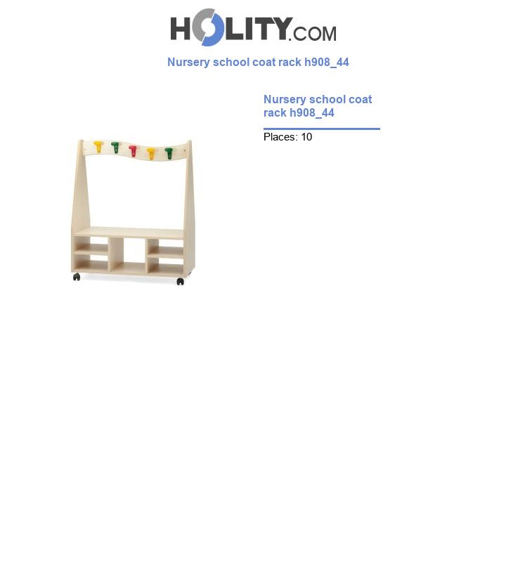 Nursery school coat rack h908_44