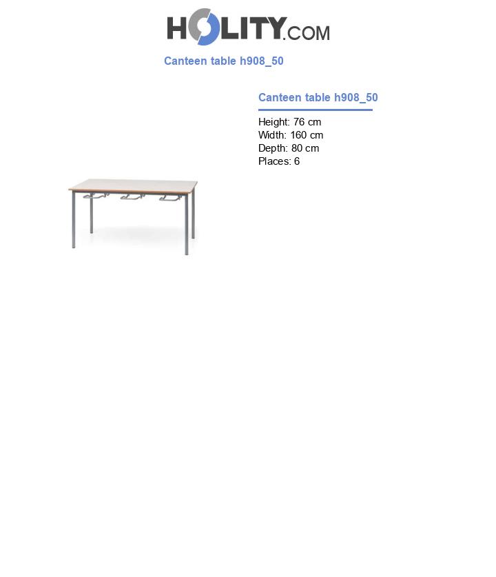 Canteen table h908_50