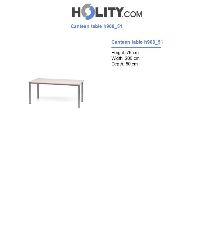 Canteen table h908_51