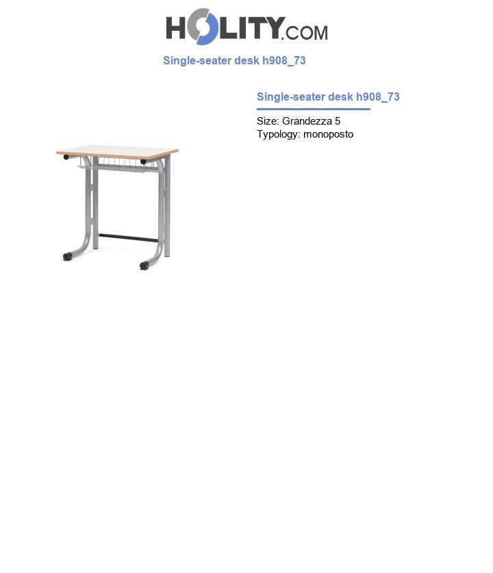 Single-seater desk h908_73