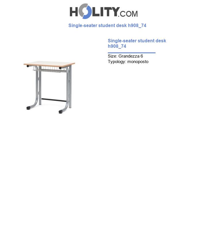 Single-seater student desk h908_74