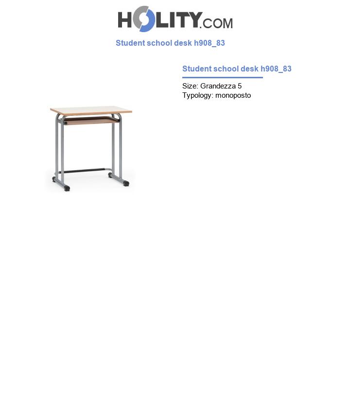 Student school desk h908_83