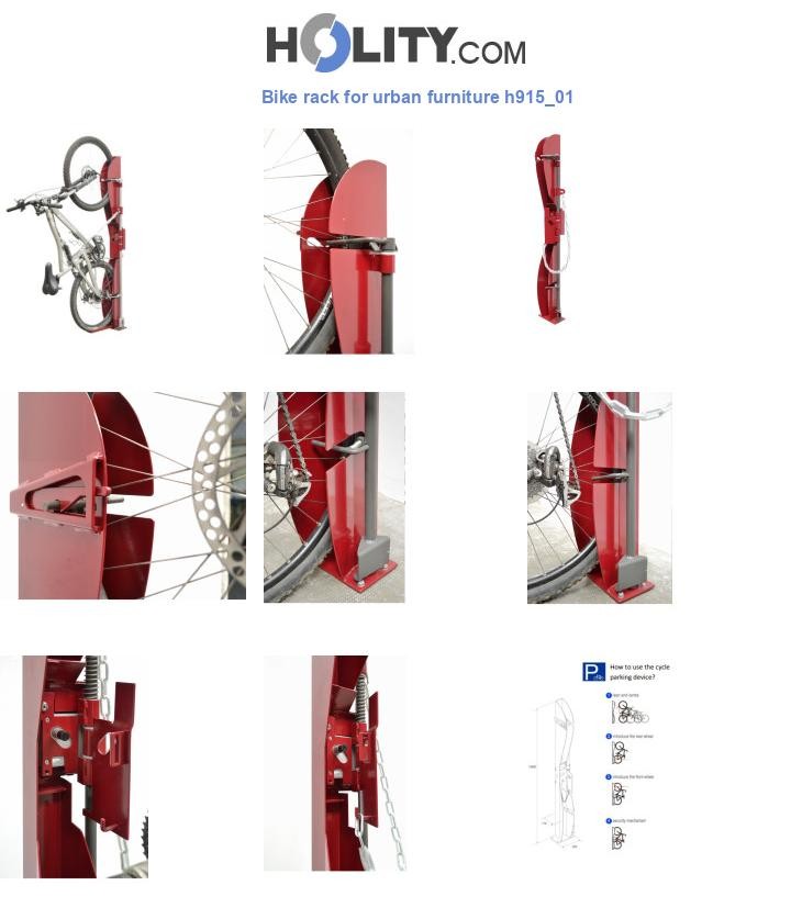 Bike rack for urban furniture h915_01