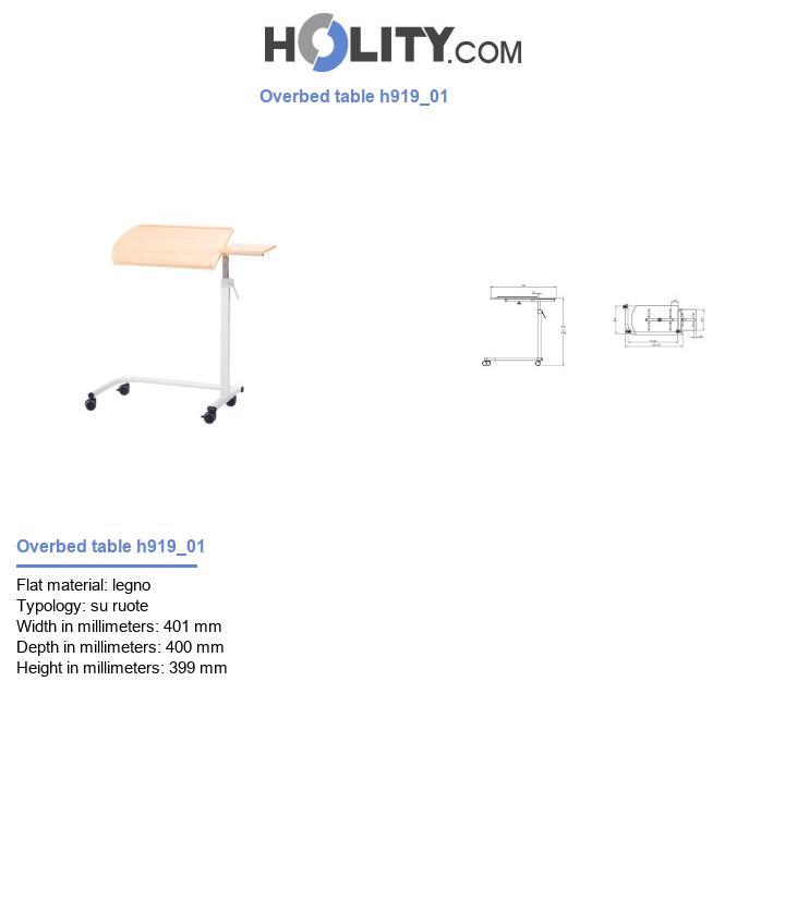 Overbed table h919_01