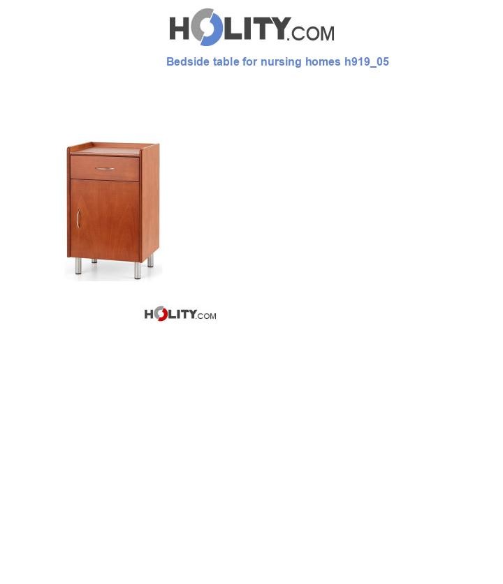 Bedside table for nursing homes h919_05
