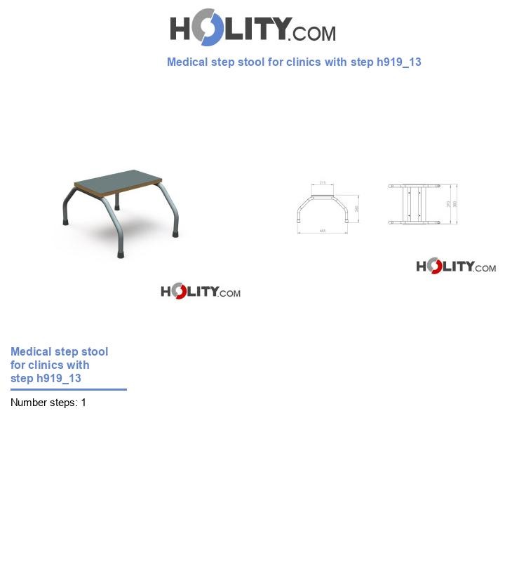 Medical step stool for clinics with step h919_13