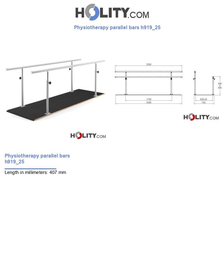 Physiotherapy parallel bars h919_25