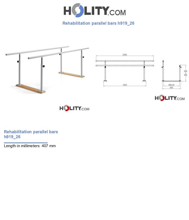 Rehabilitation parallel bars h919_26
