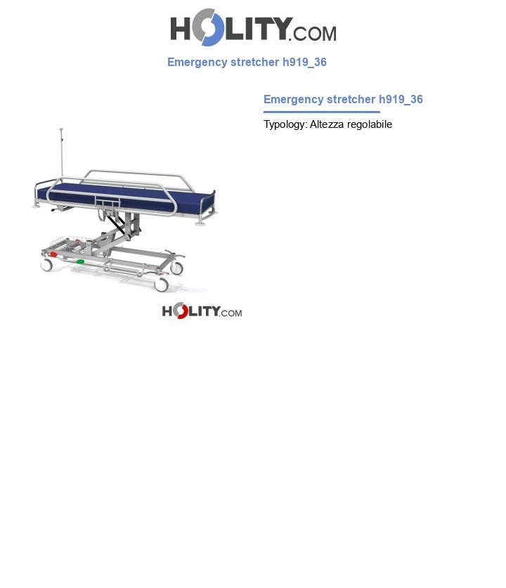 Emergency stretcher h919_36