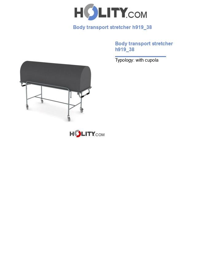 Body transport stretcher h919_38