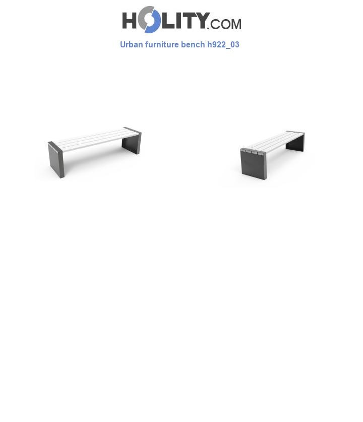 Urban furniture bench h922_03