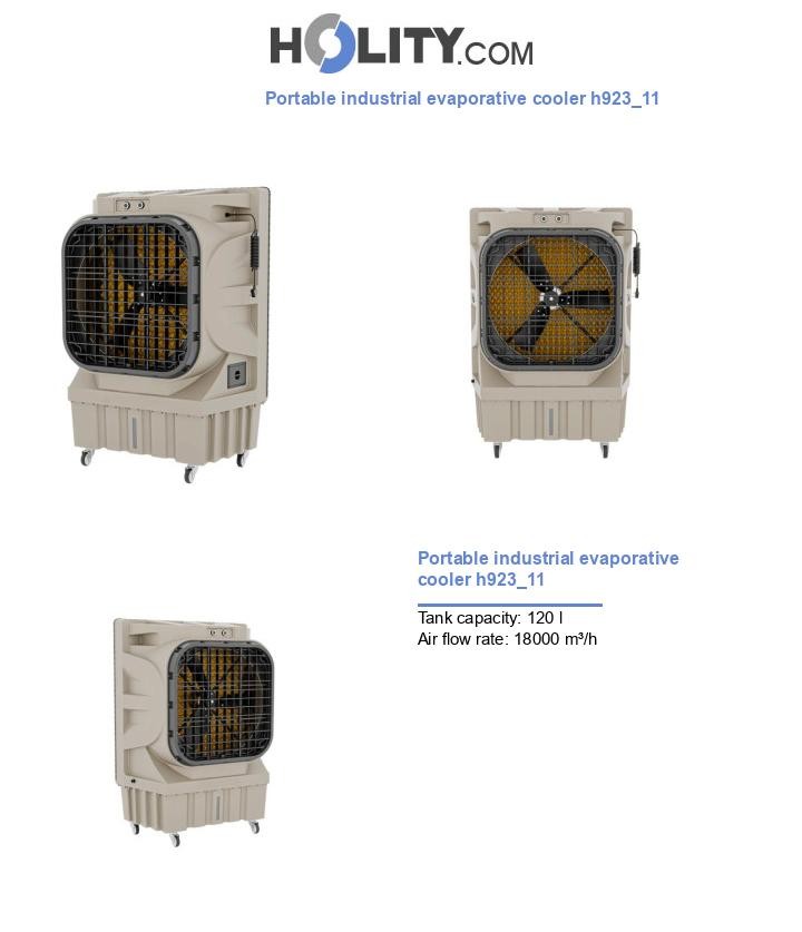 Portable industrial evaporative cooler h923_11