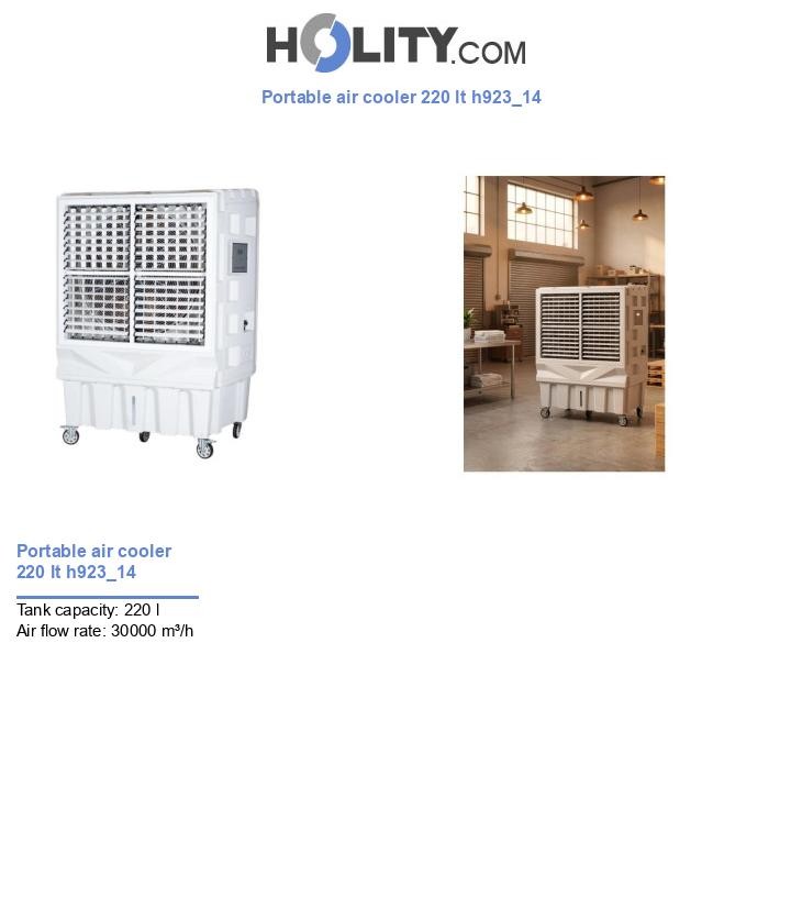 Portable air cooler 220 lt h923_14