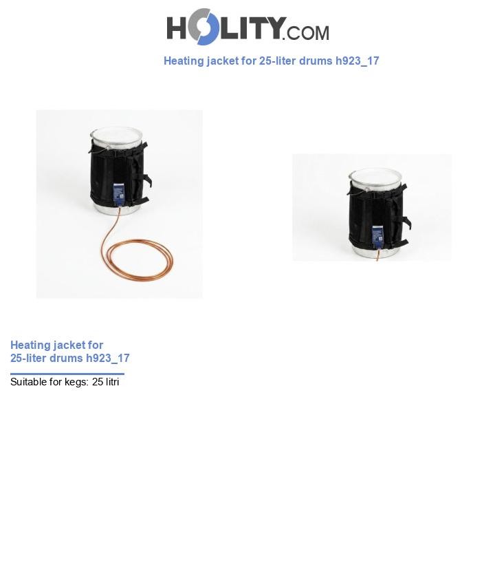 Heating jacket for 25-liter drums h923_17