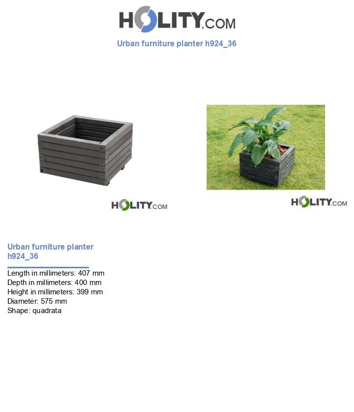 Urban furniture planter h924_36