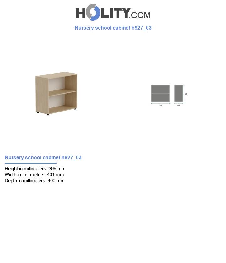 Nursery school cabinet h927_03