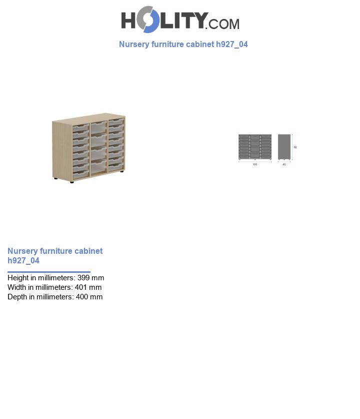 Nursery furniture cabinet h927_04