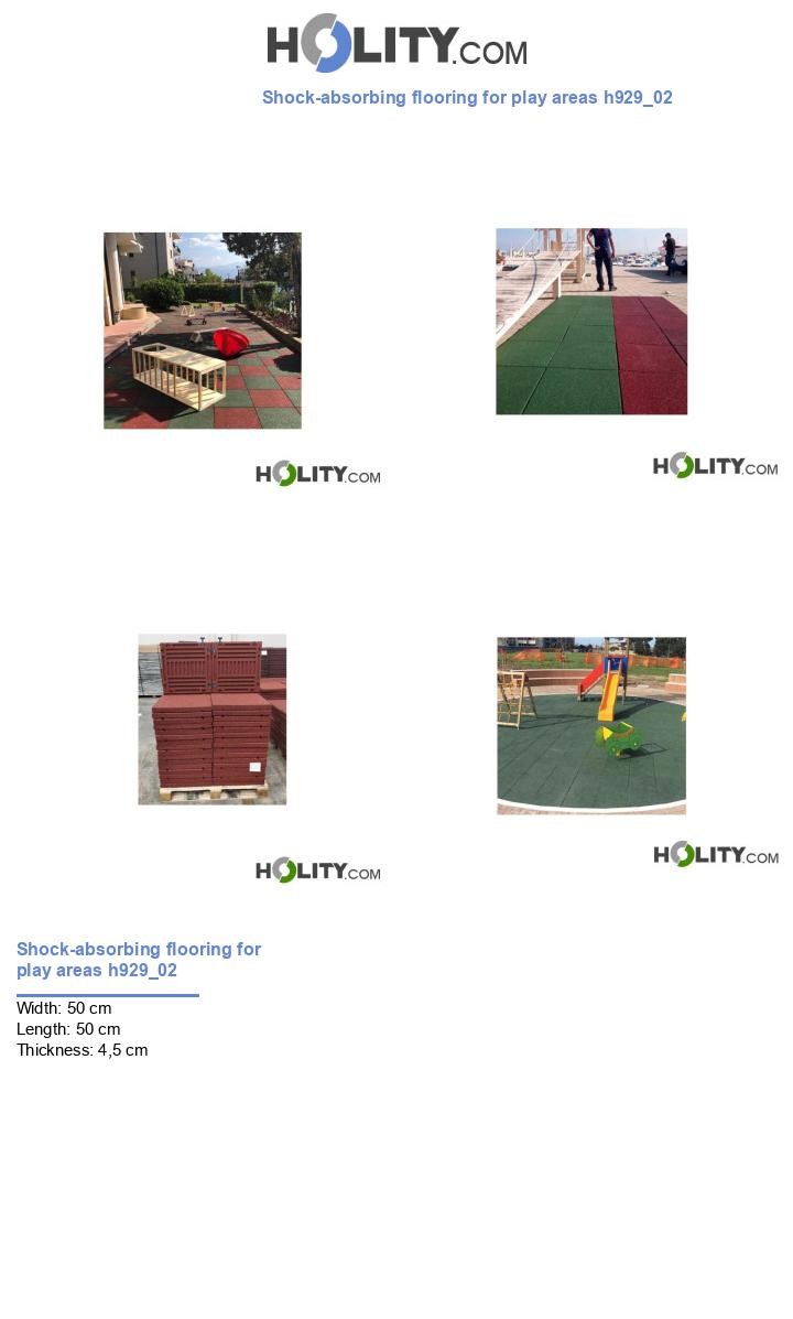 Shock-absorbing flooring for play areas h929_02