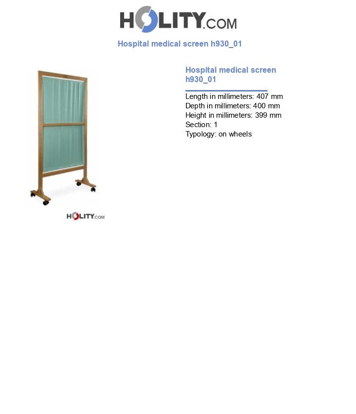 Hospital medical screen h930_01