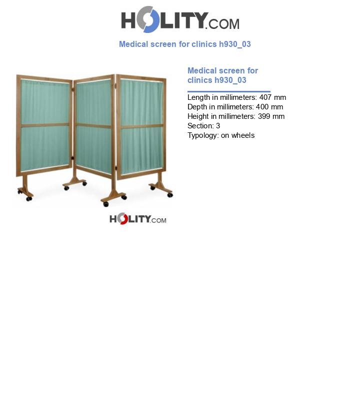 Medical screen for clinics h930_03